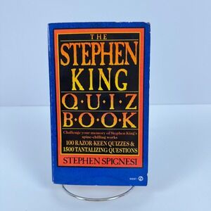 Stephen King Quiz Book Stephen Spignesi 1990 Signet Horror Trivia Paperback